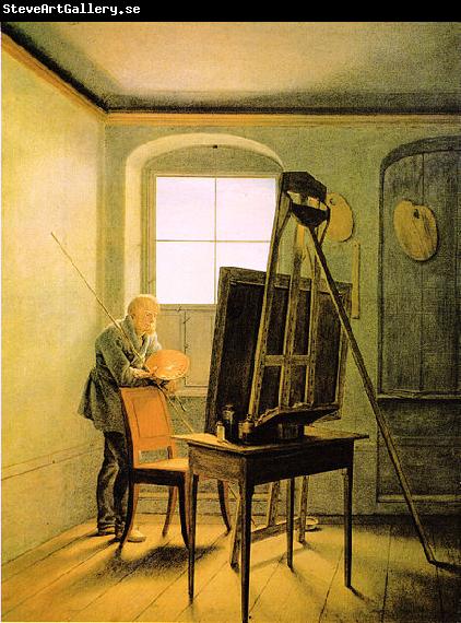 Georg Friedrich Kersting Caspar David Friedrich in seinem Atelier